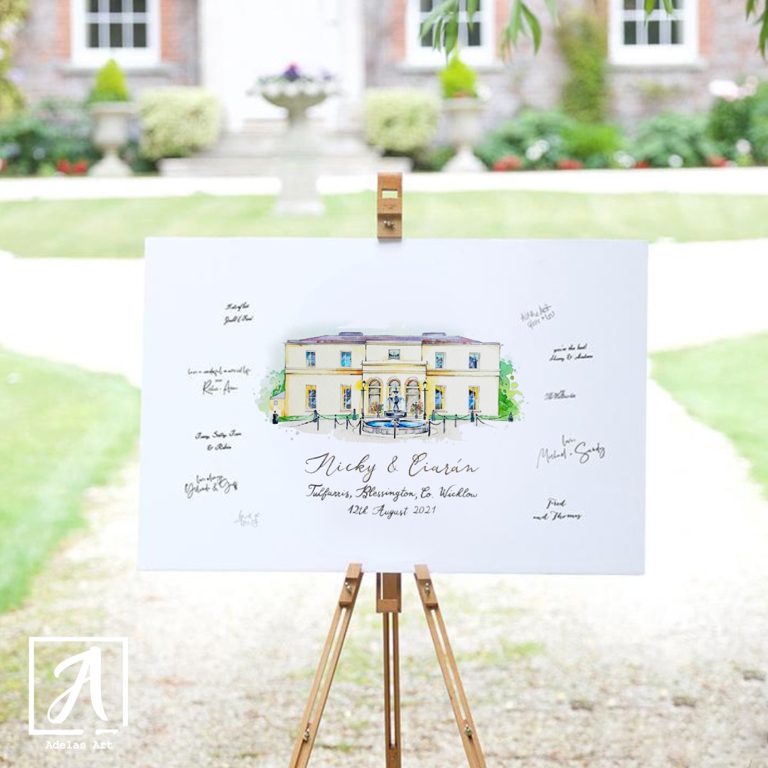 custom wedding guestbook ireland